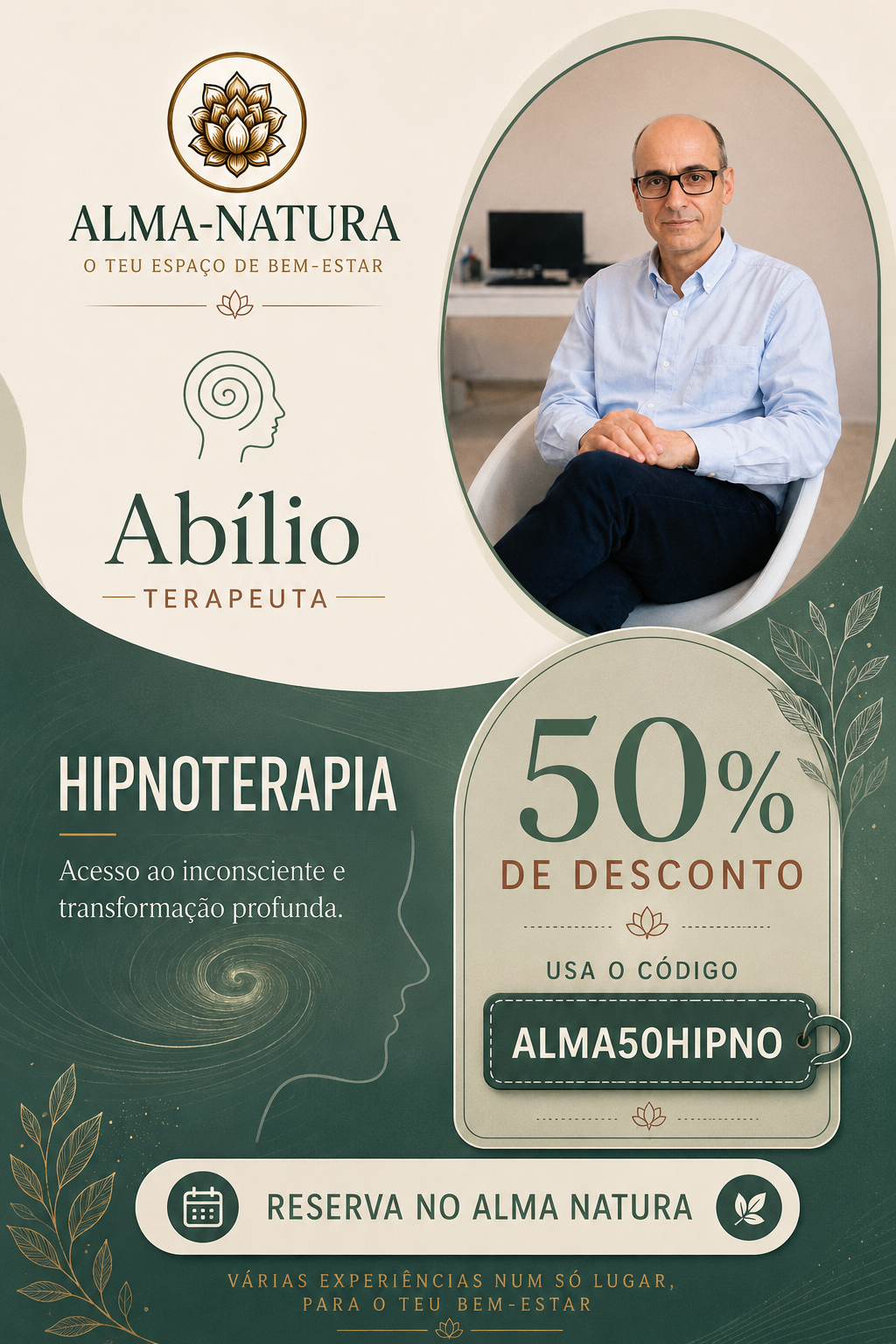 Flyer da promoção de Abílio Ribeiro