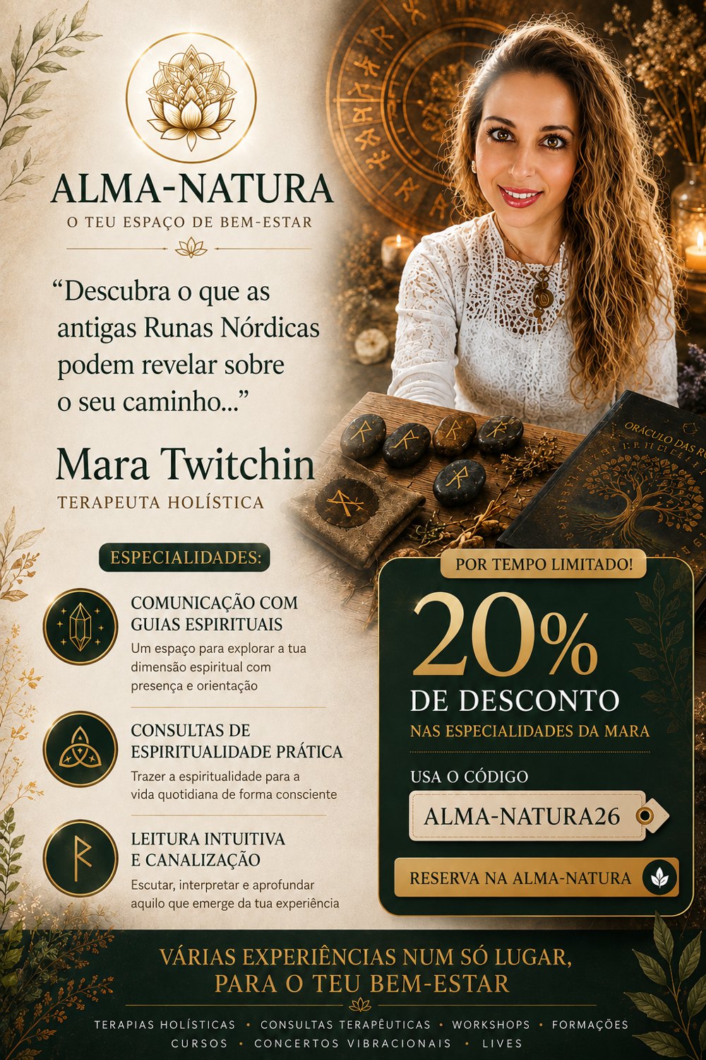 Flyer da promoção de Mara Twitchin